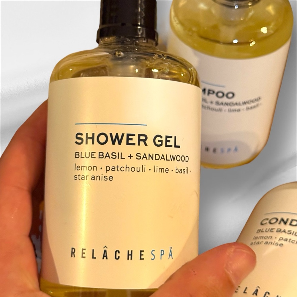 RELÂCHE SPA Blue Basil Sandalwood Boutique Luxury Bath Collection - Picture 5 of 11